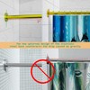 SIKAIQI Stretchable 304 Stainless L Shaped Bathroom Bathtub Corner Shower