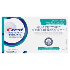 Crest Crest Pro-Health Toothpaste Gum Detoxify Deep Clean, 220 mL Total (2 Count of 110 mL Each)