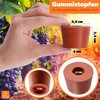 KADAX Rubber stopper, cork with hole for fermentation hole, rubber