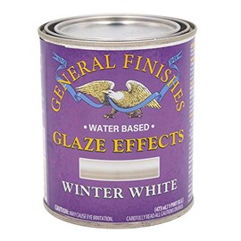 General Finishes Water Based Glaze Effects, 1 Pint, Winter White