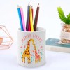 Fabulous Ceramic Pen Pot - Sophie the Mother Giraffe Drawing