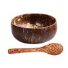 Folpus Coconut Bowl Set Multifunctional Portable Smoothie Bowl Handcrafted Coconut