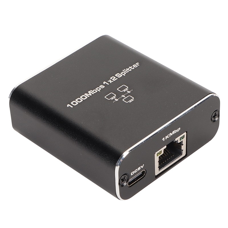 Ethernet Splitter RJ45 1 In 2 Out Gigabit Internet Splitter