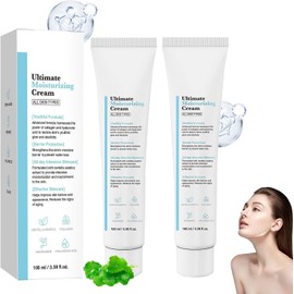 2PC Crema hidratante definitiva con fórmula juvenil, crema hidratante con fórmula juvenil, crema hidratante vegana para el cuidado de la piel