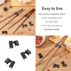 Pack of 10 chopsticks helper trainers, reusable plastic aids for