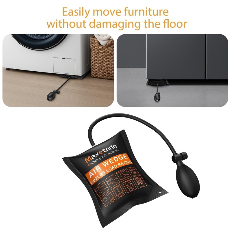 Maxetodo 1 x Air Cushion Set with Foot Pump