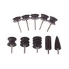 AISKAY Leather Burnisher leather Slicker Tool Drill,leather burnishing tool (10pcs)