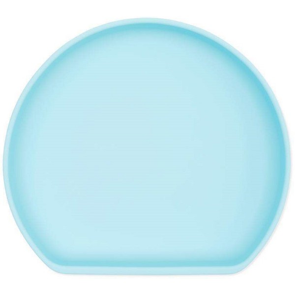 Bumkins Silicone Grip Plate - Light Blue