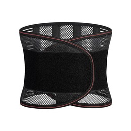 Mesh Waist Corset, Summer, Thin, Lumbar Supporter, Lumbar Vertebra, Fixed, Support Belt, Lightweight, Breathable, Sweat Resistant, For Women, Men, Work, XL: 35.4 - 39.4 inches (90 - 100 cm)