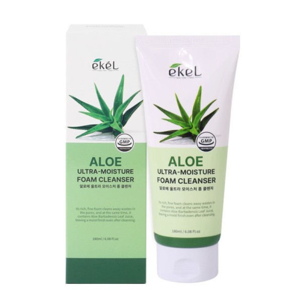 Ikel Ultra Moisture Foam Cleanser 180ml Aloe / Cleansing Foam