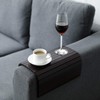 GEHE Sofa Arm Tray Table Flexible/Foldable Couch Arm Tray Armrest