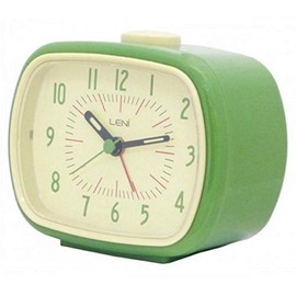 Leni 62020GRE Retro Alarm Clock Green