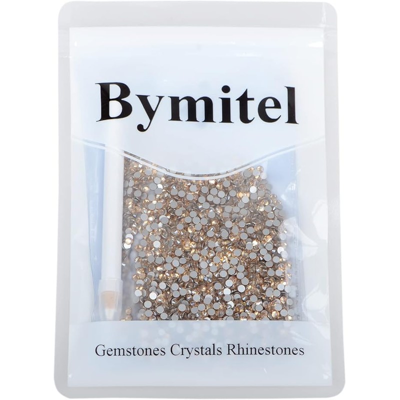 2880PCS Art Nail Rhinestones Non Hotfix Glue Fix Round Crystals