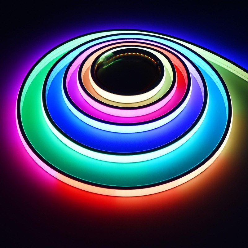GOMING 24V 32.8ft/10M WS2811 Neon RGB COB LED Strip Light