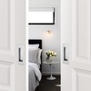 Ravinte 4 Pack Brushed Nickel Sliding Closet Door Handles Silver