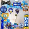 12 PCS Fathers Day Balloons, Happy Father's Day Foil Balloons