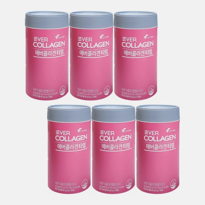 Ever Collagen Time Collagen Low Molecular Peptides 30 packets, 1