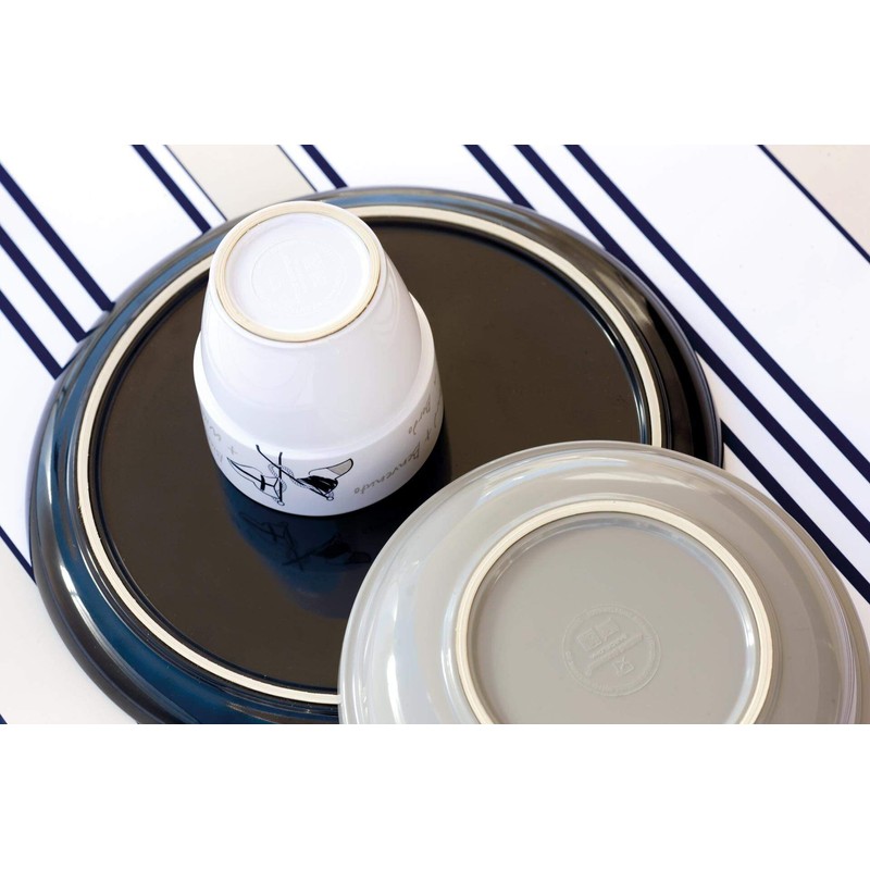 Marine Business Soup Plates, Deep 18 cm, Welcome On Board,