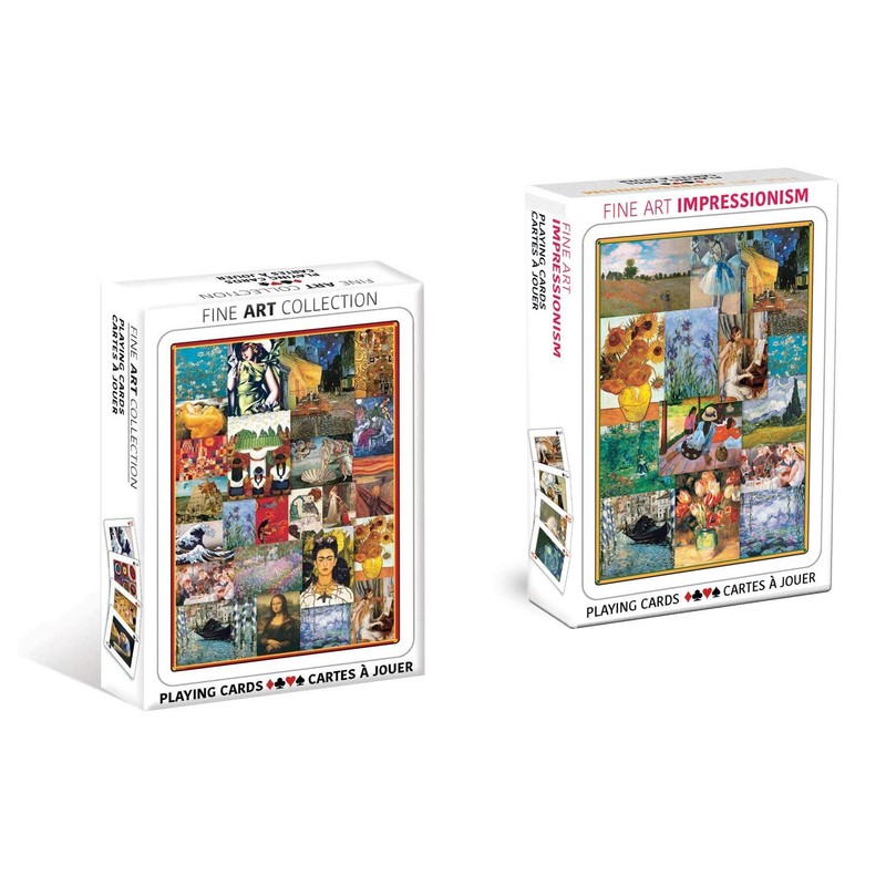 EuroGraphics Artist Playing Cards Set - Impressionism and Fine Art