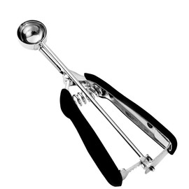 Mini Cookie Scoop 2 Tsp, Cookie Dough Scoop, 2 Teaspoons/ 10 ML, 2/3 Tablespoons, Melon Baller Scoops, 18/8 Stainless Steel, Comfortable Grip, For Cookie Melon Ice Cream Meatball