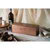 MUUJEE Customized Wood Wine Box (Design 12) Custom Couples Gift