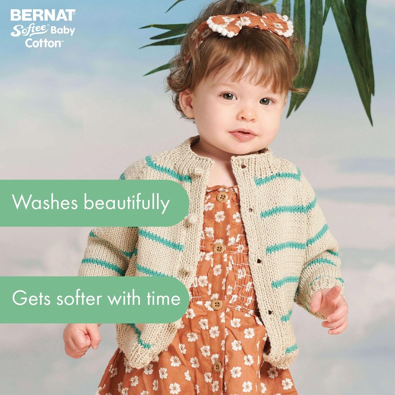 Bernat Softee Baby Cotton Petal Yarn - 3 Pack of
