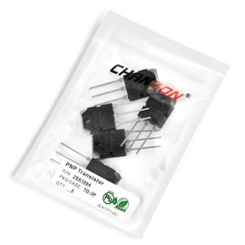 Chanzon Pack of 10 2SA1694 2SC4467 (5 pieces 2SA1694 + 5 pieces 2SC4467) TO-3P bipolar junction transistor assortment - BJT PNP + NPN new original