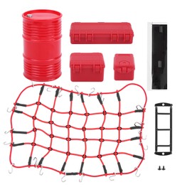 RC Car Luggage Net Luggage Case Ladder Oil Drum Decoration Tool Fit for 1/10 RC Crawler