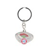 FC Bayern München Arena Keyring Silver, Silver, red.