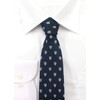MICHI CORONDON Brand Necktie, Fine Crest Pattern, Crest Pattern, 100%