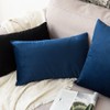 MIULEE Velvet Soft Soild Decorative Square Throw Pillow Covers Cushion