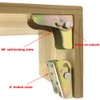 Pack of 4 Self-Locking Folding Hinge, Hinges for Table Legs,