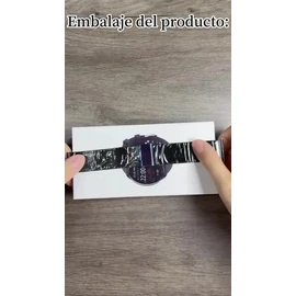 ChiBear Reloj Inteligente Mujeres Hombre Deportivo Llamada Bluetooth Color de la correa Negro