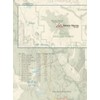 California 14ers Checklist Map 18x24 Poster (Tan)