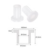 QUARKZMAN Pack of 4 Flanged Plain Bearings Plastic Bushings 10mm