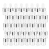Easeen 50 Pcs Sample Dropper Bottles, 1ml Mini Dropper Bottles