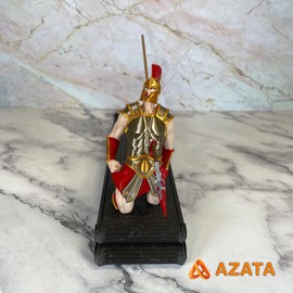 Roman Warrior Incense Holder & Ashtray Box – Ancient Greek Spartan Decor Statue Incense Burner with Historical Warrior Aesthetic, an Artifact of Ancient Betrayal and Valor