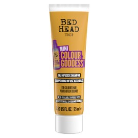 Bed Head by TIGI Colour Godess Shampoo Travel Mini – Oil Infused Shampoo for Color Treated Hair, 2.53 fl oz