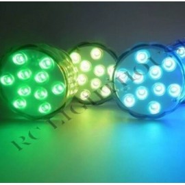 rc-lighthouse LED Light Puck or Pod Remote Control LED Submersible Lights - 3 pc w/ remotes