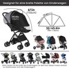 bemece Universal Mückennetz für Kinderwagen mit Sonnensegel, Insektenschutz Moskitonetz für