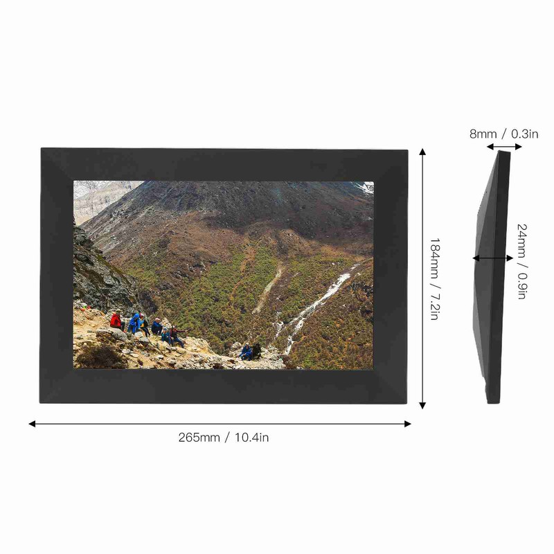 10.1in Digital Photo Album 16:9 1280x800 IPS Touch Screen WIFI