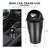 JUSTTOP Car Trash Can with Lid, Mini Leakproof Car Cup