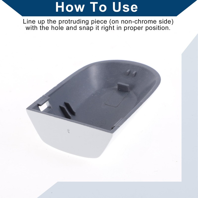 Hihaha Front Left Exterior Door Handle Cover for Jaguar XK