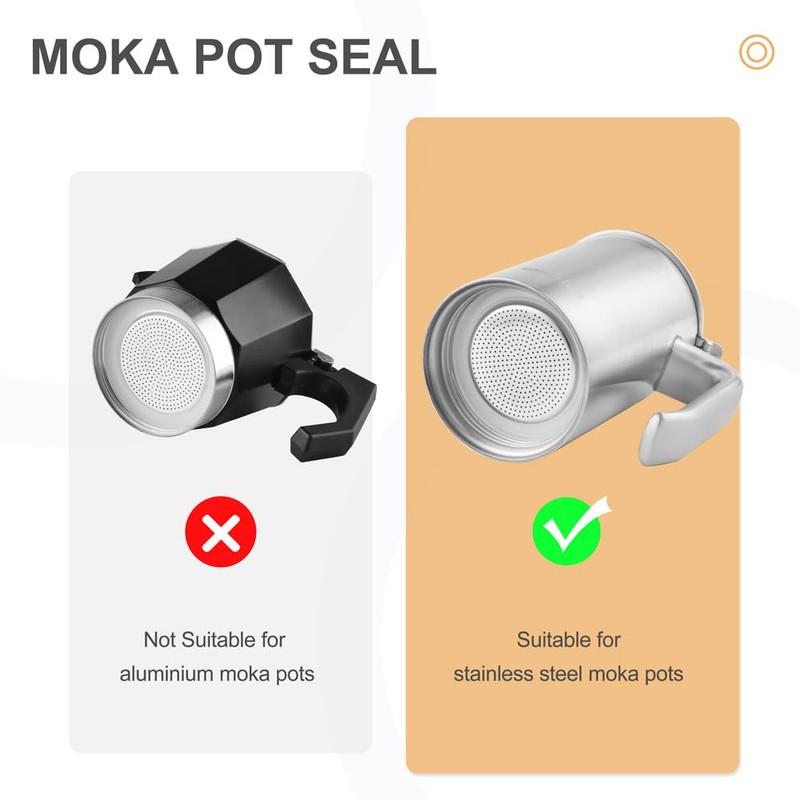 wedrink 1 Filter and 3 Silicone Gasket Seals Replacement for