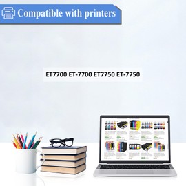 512 Ink Refill Bottles Compatible for Epson 512 Ink Refill Bottles for Ecotank ET-7700 ET-7750 Inkjet Printer 2 Pack Black