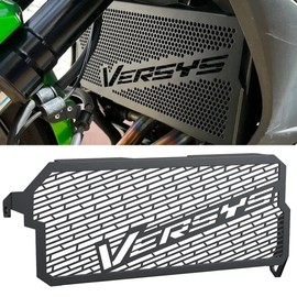 Motocycle Radiator Grille Guard Protection Cover for KLE650 V-ERSYS 650 2015 2016 2017 2018 2019 2020 2021-Black