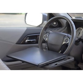 AFSONGOO Car Steering Wheel Desk for Laptop,Multipurpose Travel Car Accessories, Car Seat Stand Trays for Eating, Multipurpose Travel Car Accessories (Black)