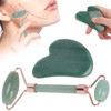 Portable Roller Massager with Heart Shaped Scraping Board Body Massage