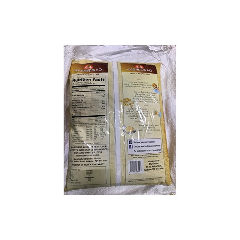 AASHIRVAAD WHOLE WHEAT FLOUR 20 LB