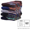 Justay Pucott 5 Pairs of Wool Socks, Warm Women’s Socks,